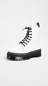 Dr.Martins JADONⅢ Jadon III Boot Pisa Leather Platforms in Black | Dr. Martens